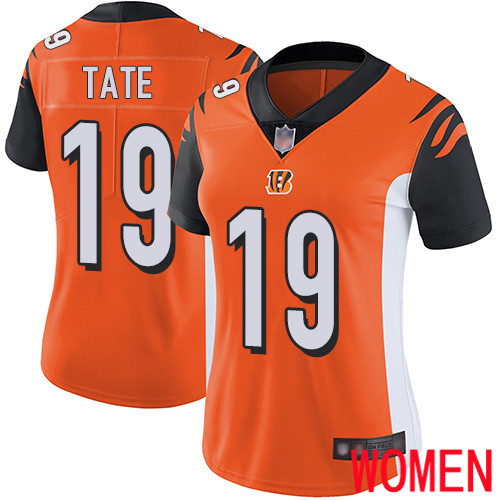 Cincinnati Bengals Limited Orange Women Auden Tate Alternate Jersey NFL Footballl #19 Vapor Untouchable